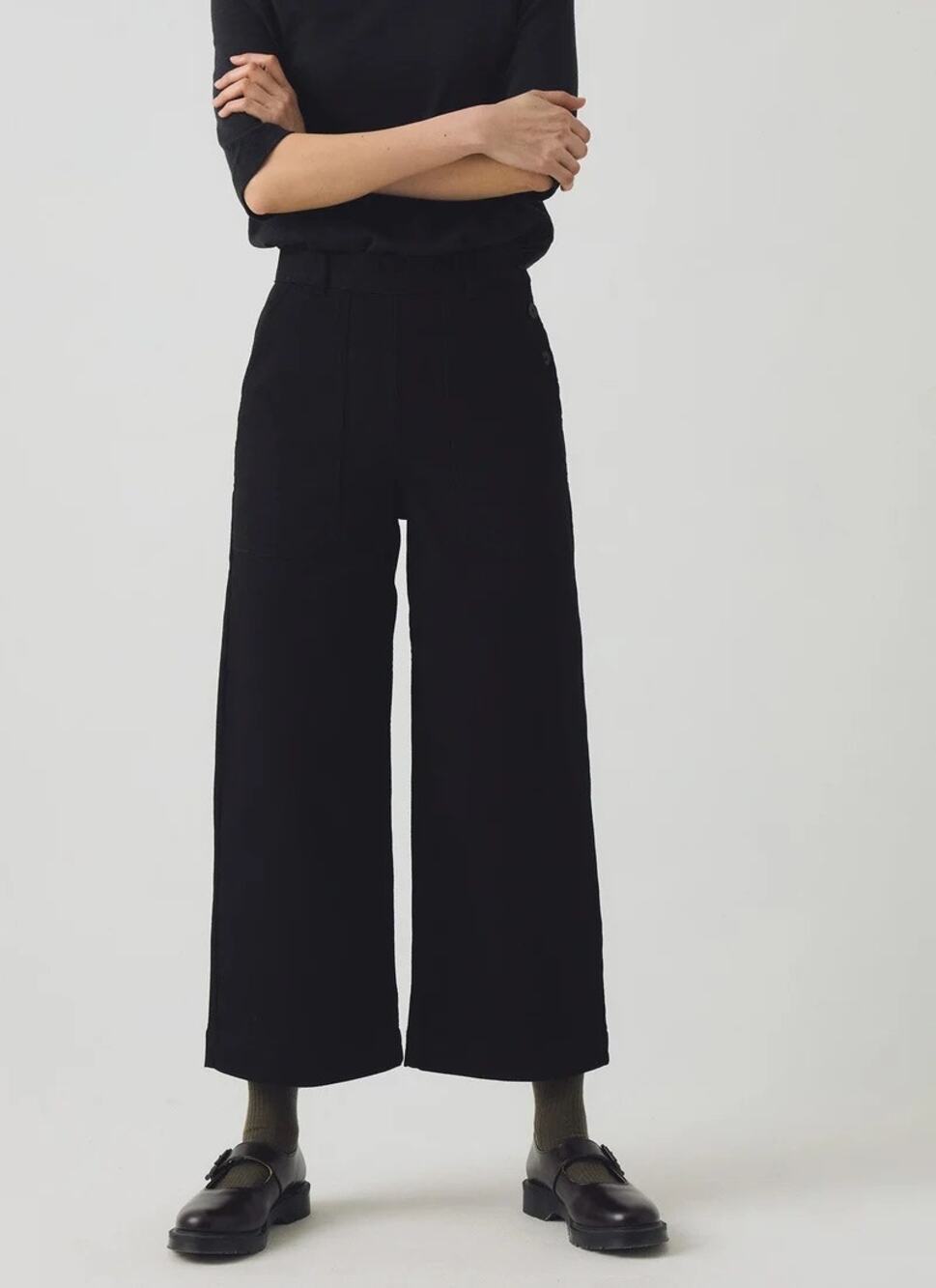 Toast 6 Annie Denim Side Button Jeans in Black
